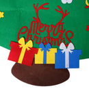 New Kids DIY Stereo Felt Christmas Tree with Decorations Door Wall Hanging