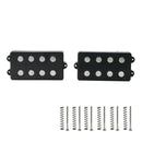 Pack of 2 Black 4 String Bass Humbucker Pickups Musical Instruments Parts DIY