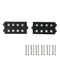 Pack of 2 Black 4 String Bass Humbucker Pickups Musical Instruments Parts DIY