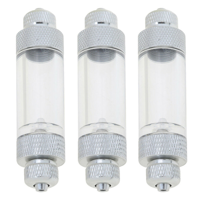 3pcs Aquarium Fish Tank Plant Aluminium CO2 Bubble Counter Diffuser Reactor