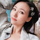 Korea Fashion Hairclip Shiny Star Snowflake Shape Hairpin Hair Accessories