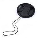 Black Front Lens Cap Hood Cover Clip-on For Nikon Canon Tamron Tokina Sigma 77mm