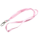 2 Pcs Pink Nylon Neck Strap String Keys Holder Lanyard 16.1" Length V5B3