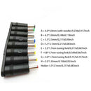 8pcs/set Computer AC DC Power Adapter 2pin Plug For Laptop Electronics Home