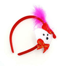 Cute Christmas Feather Headband for Baby Reindeer Hair Band Head Hoop Party Prop