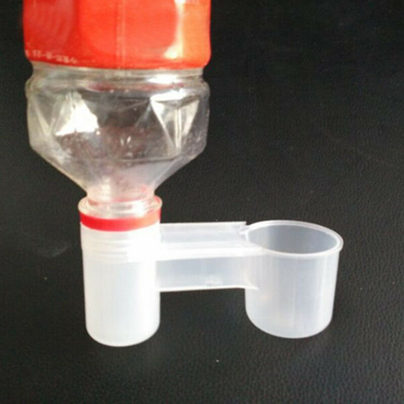 5X Plastic Bird Poultry Dove Pigeon Feeder Water Food Drinker Cup Water-Bottles.