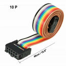 Rainbow Wire Flat Ribbon Cable 10 Pins 47cm Length for Ender 3, for Ender 3 Pro,