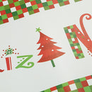 12Pcs/Set Christmas Tableware Placemats Coaster Xmas Party Supplies (Letter