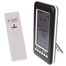 Digital Wireless Indoor/Outdoor Thermometer Clock Temperature Meter LCD â„ƒ/â„‰ OZ