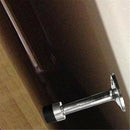 Cylinder Stainless Door Stop Stopper Buffer Wall Mounted Fixed Rubber Tool liau