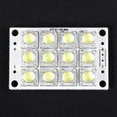 New DC 3V 5V 12 LED Super Bright White Piranha LED Circuit Board LED Lights B8S1