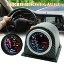 2in 52mm Turbo Boost Gauge Kit 0-30PSI Led Car Pointer Display Smoke Lens Holder