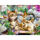 Diamond Animal Diamond Painting Full Square Cats Diamond Embroidery Cross S U1J2