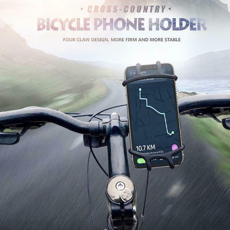 Bike Phone Holder Universal Motorcycle Bicycle Mobile Cell Phone Stand Clip Hold