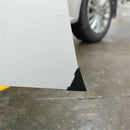 2PCS Car Door Corner Cover Silicone Mouldings Crash Protection Protector Bla Ew