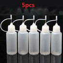 5pcs 10ml Wholesale Needle Tip Empty Squeezable Liquid Dropper Bottle Plastic