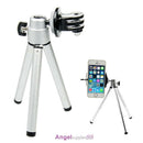Mini Portable Aluminum Alloy Tripod Camera Accessory for GoPro Phone Camera