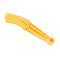 Multifunction Microfiber Car A/C Vent Cleaning Brush Blind Duster (Yellow) A