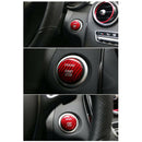 Carbon Engine Start Button Cover Cap Trim For Benz New C GLC C200l GLE GLS CLA