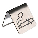 No Smoking Tent Tabletop Sign Warning Notice for Office Meeting Room Pattern