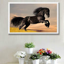 Run Horse 5D DIY Round Diamond Painting Embroidery Kits Needlework Mosaic