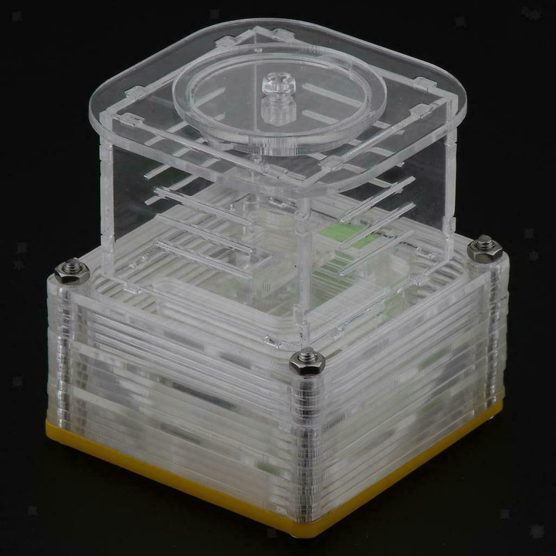Clear Ant Feeding Nursery Box Ant Farm House Castle Insect Terrarium  S
