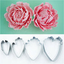 4X Peony Flower Cake Fondant Plunger Cutter Decorating Mold Sugarcraft Baking 3C