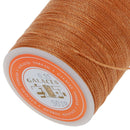 2Pcs Sewing Polyester Thread Machine Cord String Line Light Brown and Beige