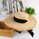 Handmade Weave Raffia Sun Hats For Women Summer Women Outdoors Sunshade Str