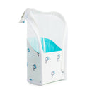 Cartoon Makeup Pouch Organizer Waterproof Stand Cosmetic Storage Bag (Blue) A