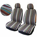 4pcs/set Fabric Front Rear Car Seat Covers , Universal Fit for Vehicle Sedan and
