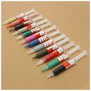 12Pcs Diamond Polishing Lapping Paste Compound Syringes 0.5-40 5 Gra L4M0