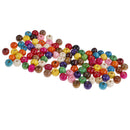 100Pcs mixed color round beads makeing necklace DIY kids crafts wood beads 8mm U