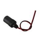Car Charger Power Cigarette Lighter Female Socket Black w Cable C7Z8