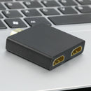 1 in 2 out 1080P HDMI Splitter for Monitor Projector Male to Female Adapter
