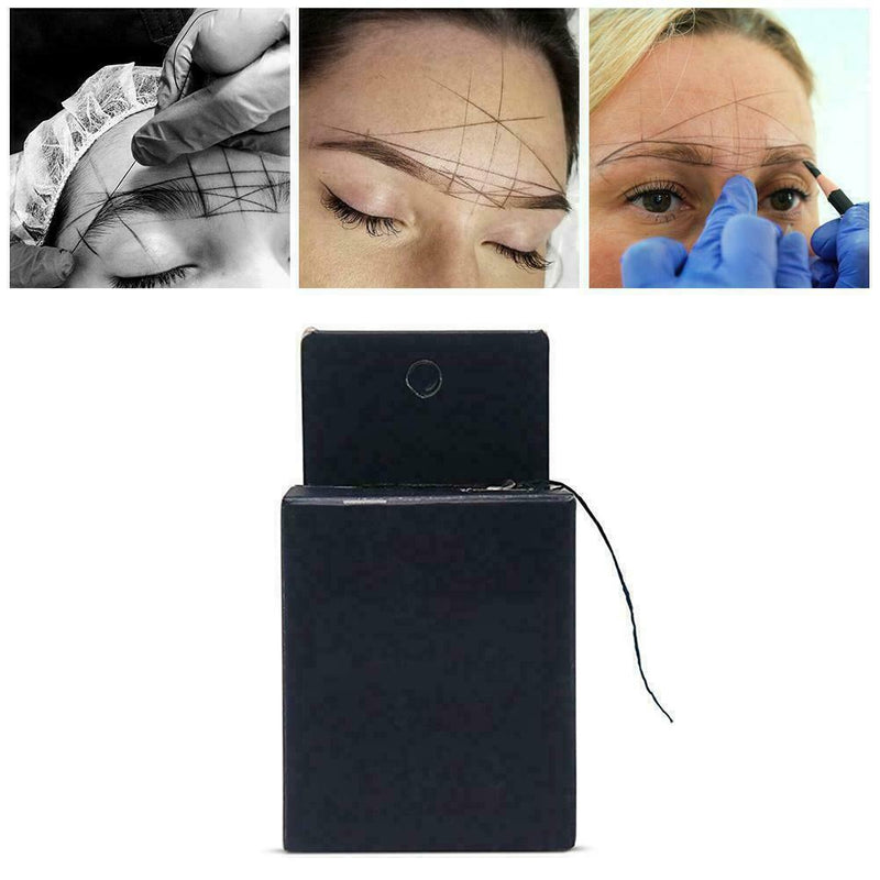 Microblading Eyebrow Mapping String Pre Inked Eyebrow Thread Browline B3L8
