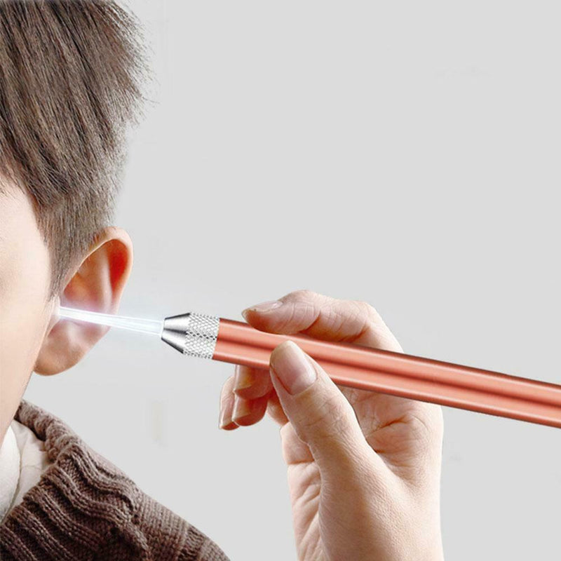 7-piece Set LED Light Ear Wax Removal Remover Kit Cleaner Curette Tool