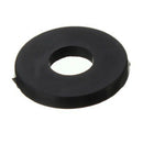 M4 x 10mm x 1mm Black nylon Plated Flat Washers Spacers Fastener 100PCS