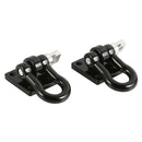 2PCS 1/10 Trailer Towing Hooks Buckle Tow D Shackles for 1/10 RC Crawler Car