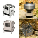 Outdoor Cooking Durable Stainless Steel Folding Pocket Alcohol Wood Stove