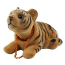 Car Bobbing Head Tiger Shape Nodding Dog Decor Q7X7
