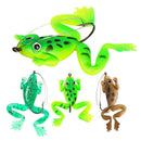 4Pcs Artificial Frog Premium Soft Bait 60mm 5.2g Silicone Bionic Fishing Bait 3C