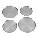 4x Stainless Steel Cooker Protection Pan Home