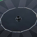 Lotus Leaf Shape Water Pump Solar Fountain Power Pump Panel Outdoor Small M