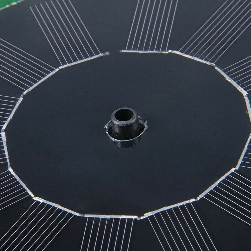 Lotus Leaf Shape Water Pump Solar Fountain Power Pump Panel Outdoor Small M