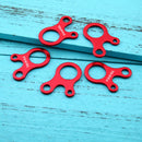 5pcs Quick Knot Tent Wind Rope Buckle Antislip Camping Tightening Hook