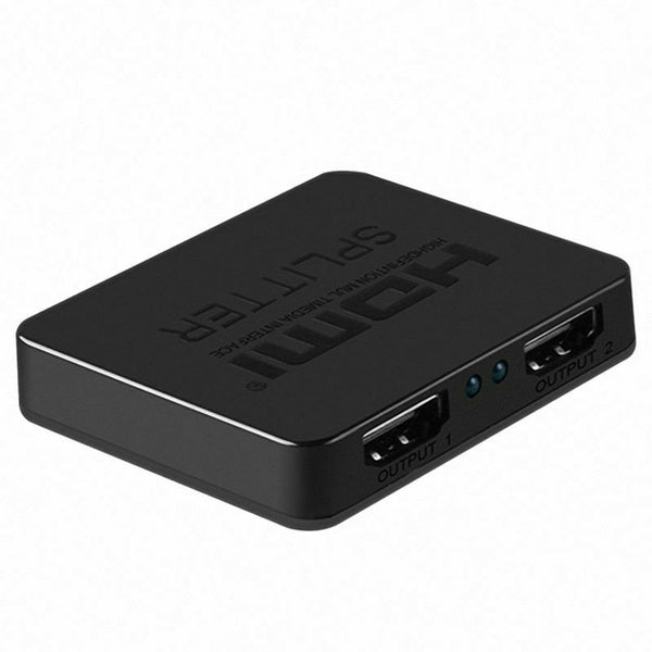 HDMI Splitter 1 x 2, 1 Input 2 Output HDMI Amplifier Switcher Box Hub Suppo H9N5