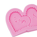 1pc Heart MR MRS Silicone Mold Cake Decoration Chocolate Mold Gw