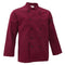 Red Chef Waiter Double-breasted Coat Uniform Long Sleeve Jacket Clothes L