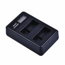 Lp-E5 Usb Lcd Display Dual Port Battery Charger For 450D 500D 1000D Kiss X2